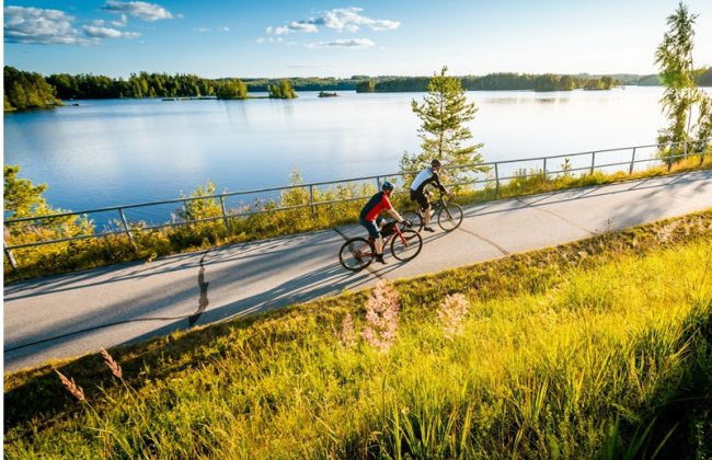 Mit dem Rad entlang der Saimaa-Archipel-Route