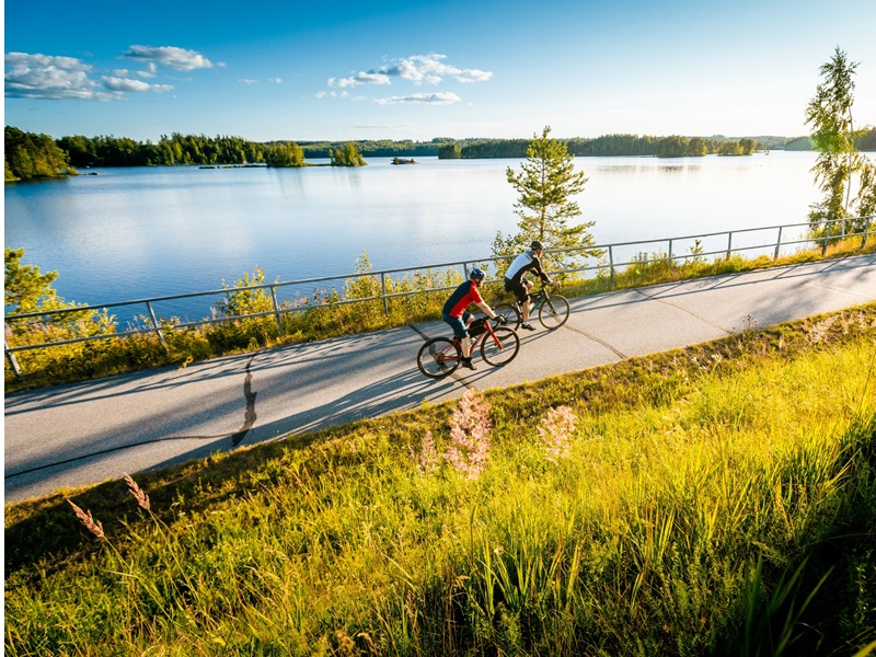 Mit dem Rad entlang der Saimaa-Archipel-Route